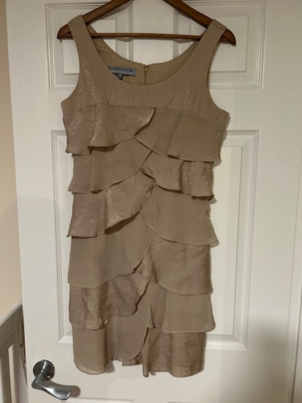 taupe summer dress in size 8